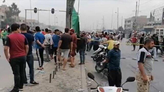 تظاهرکنندگان خیابان های بغداد را بستند ، بسته شدن راه ها و پل ها با آغاز نافرمانی مدنی