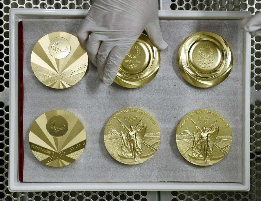 عکس روز، مدال های طلای المپیک توکیو