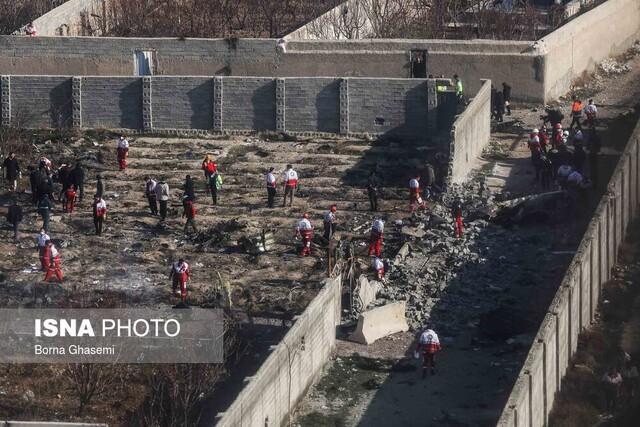پایان عملیات جمع آوری اجساد جانباختگان سانحه سقوط هواپیمای انتها عملیات جمع آوری اجساد جانباختگان سانحه سقوط هواپیمای اوکراینی
