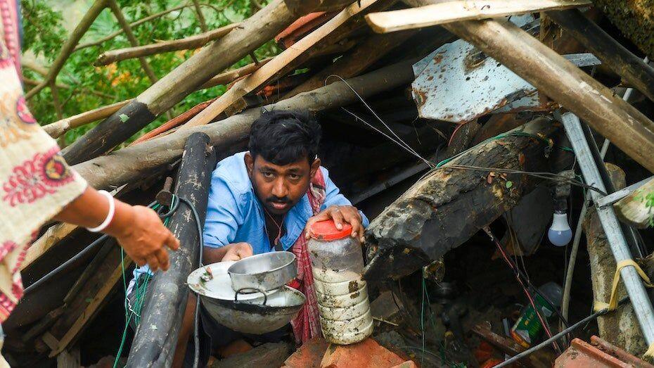 خبرنگاران طوفان امفان 13 میلیارد دلار به هند خسارت زد