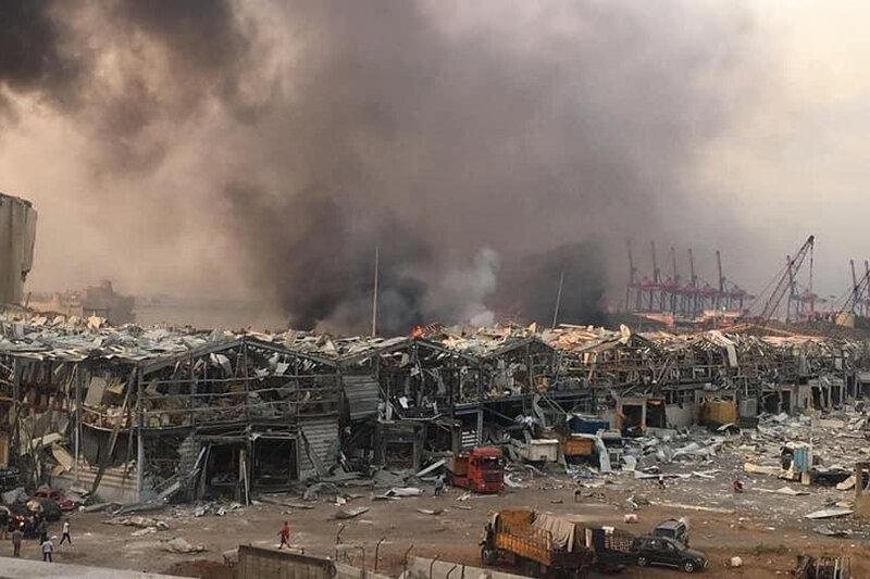 واکنش وزارت خارجه آمریکا به انفجار در بیروت
