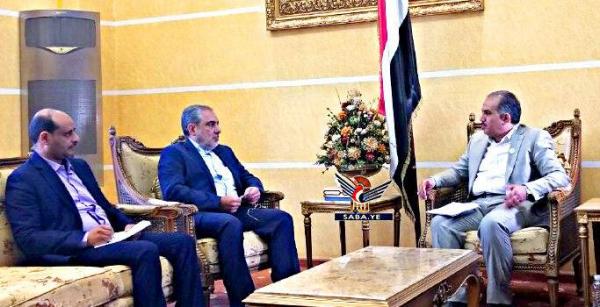 خبرنگاران ملاقات سفیر ایران با معاون وزیر امور عام المنفعه و راه یمن