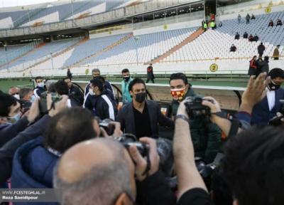 اتفاق مهم در انتها بازی استقلال- فولاد خبرنگاران