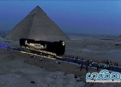 قایق باستانی فرعون به موزه بزرگ مصر منتقل شد