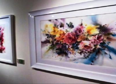 منظره نمایشگاهی از آثار 11 نقاش در سمنان برپا شد