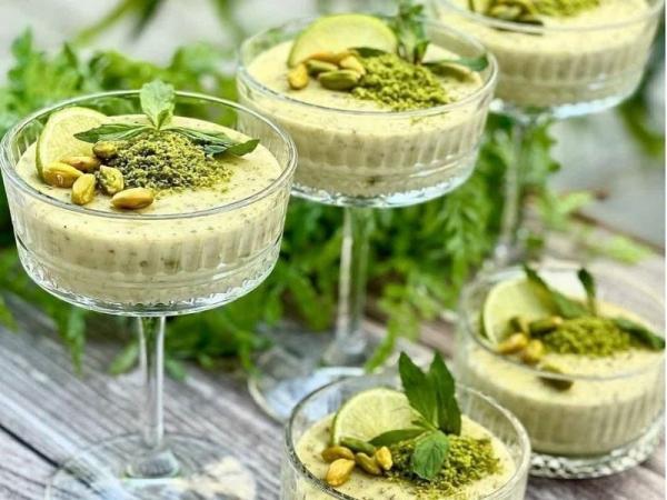 طرز تهیه پودینگ پسته در 20 دقیقه به روش کافی شاپ