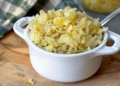 طرز تهیه کلم شور پروبیوتیک خانگی به روش حرفه ای